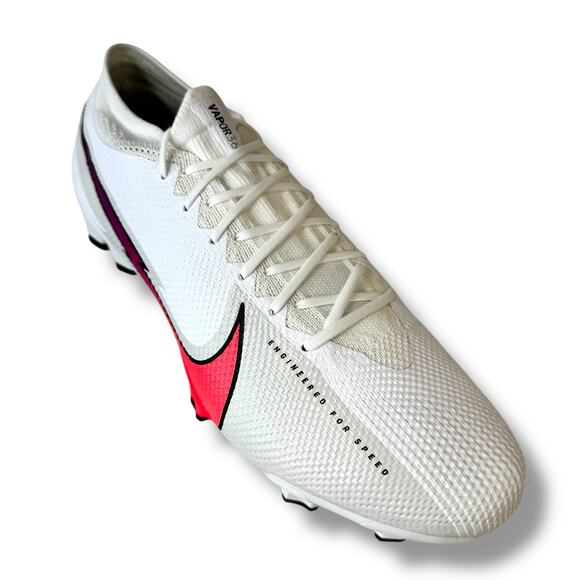 Nike Vapor 13 AT7901 163 Soccer Cleats Men's Size 12 Mercurial White 2020 - Picture 1 of 9